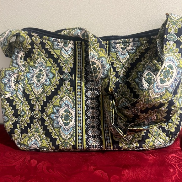 VERA BRADLEY Shoulder Bag Purse Handbag Cambridge Retired Pattern Fall 2007 - Picture 1 of 4